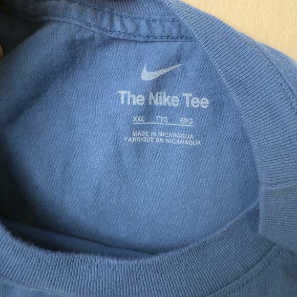 Detroit Lions The Nike Tee Mens XXL Blue Short Sleeve Cotton - Picture 5 of 7